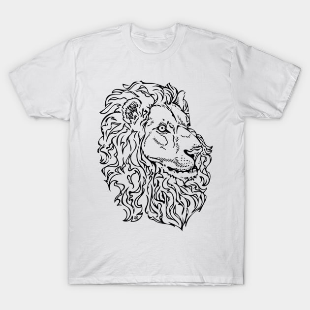 Lion T-Shirt by artfulfreddy